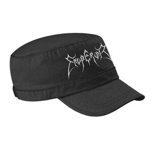 Emperor Unisex Adult Logo Army Cap / Black/White